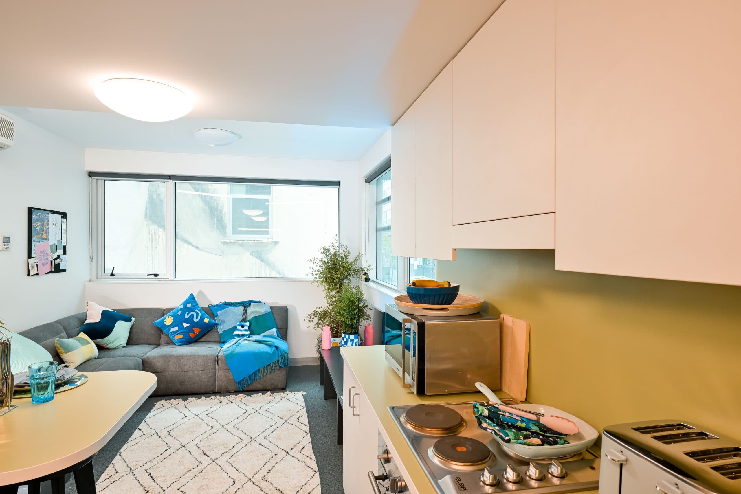 King single bed apartment